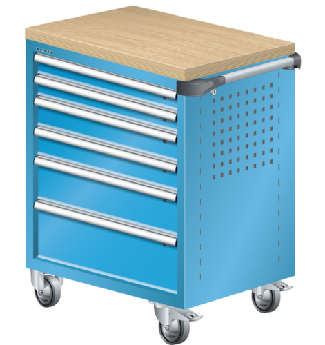 LISTA Werkplaatswagen met 6 laden, 6 lade(n)