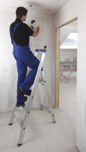 Krause Ladder STABILO® Professional, 4 trede(n) met traanplaatprofiel