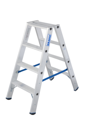 Krause Vouwladder STABILO® Professional, 2 x 4 trede(n) met traanplaatprofiel