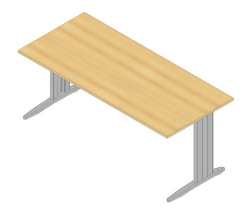 Quadrifoglio Bureau Practika met C-voetonderstel