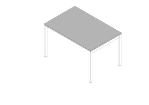 Quadrifoglio In hoogte verstelbaar bureau Practika met 4-voetonderstel