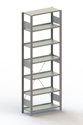 META Inhaakstelling voor dossiers, 7 vloer, met corrosiebeschermende zinklaag