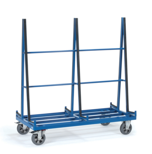 fetra Platenwagen met aanlegframe, draagvermogen 1200 kg, laadvlak lengte x breedte 1600 x 800 mm