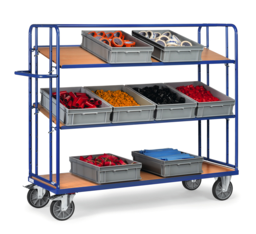 fetra Etagewagen, draagvermogen 500 kg, 3 etages