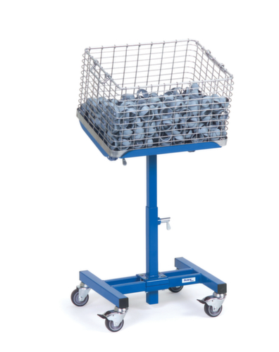 fetra In hoogte verstelbare materiaalstandaard, draagvermogen 150 kg, hoogte 755 - 1105 mm