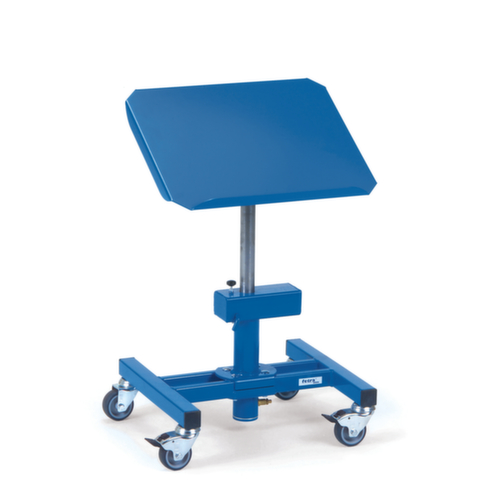 fetra In hoogte verstelbare materiaalstandaard, draagvermogen 150 kg, hoogte 720 - 1070 mm