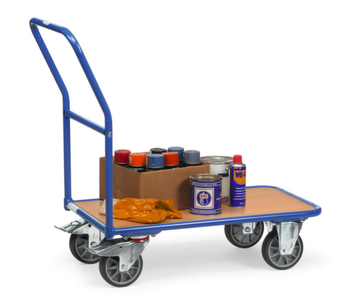 fetra Duwbeugelwagen, draagvermogen 400 kg, laadvlak lengte x breedte 1000 x 700 mm