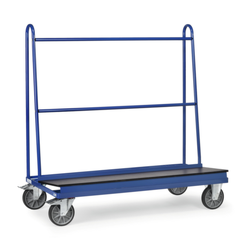 fetra Platenwagen met aanlegframe, draagvermogen 500 kg, laadvlak lengte x breedte 1500 x 400 mm