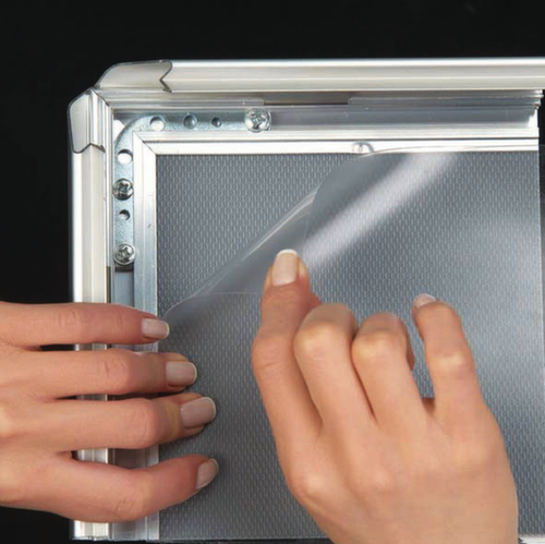 Franken attentiebord voor buiten