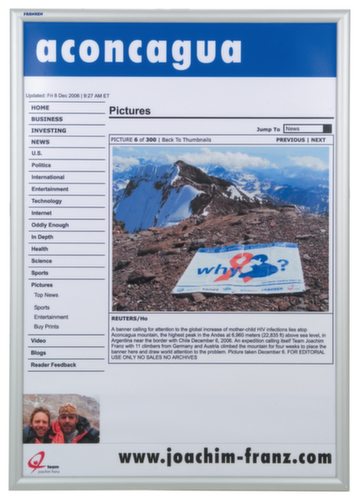 Franken Wissellijst voor buitenshuis