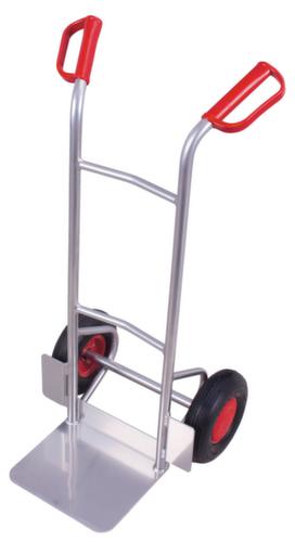 VARIOfit aluminium stapelsteekwagen, draagvermogen 150 kg, lucht banden