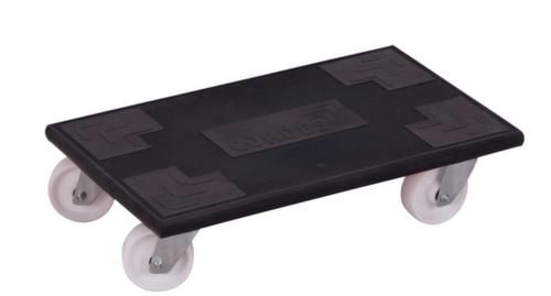 VARIOfit Möbelhund® Europa 100K met anti-slip laadruimte, draagvermogen 500 kg, kunststof banden