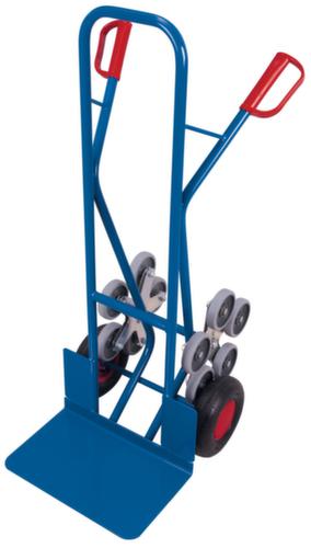 VARIOfit 5-ster trappensteekwagen, draagvermogen 200 kg, breedte schep 480 mm, lucht-banden