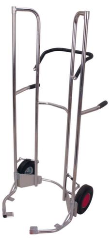VARIOfit Hoge kruiwagen, met corrosiebeschermende zinklaag, massief rubber-banden