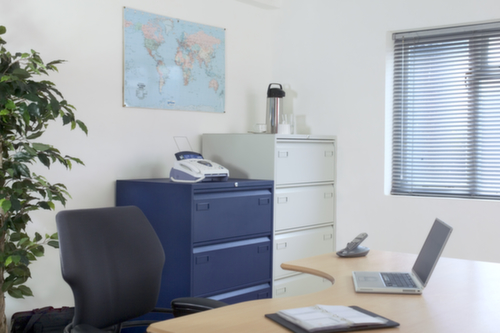 Bisley Hangmappenkast Light, 2 uittrekelementen, zwart/zwart