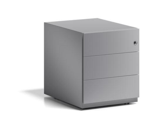 Bisley Verrijdbaar ladeblok Note, 3 lade(n), zilverkleurig/zilverkleurig