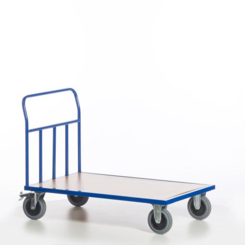 Rollcart Kopwandwagen van buismateriaal, draagvermogen 500 kg, laadvlak lengte x breedte 1200 x 800 mm