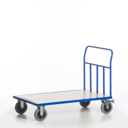 Rollcart Kopwandwagen van buismateriaal, draagvermogen 500 kg, laadvlak lengte x breedte 1200 x 800 mm