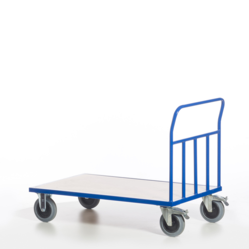 Rollcart Kopwandwagen van buismateriaal, draagvermogen 500 kg, laadvlak lengte x breedte 1200 x 800 mm