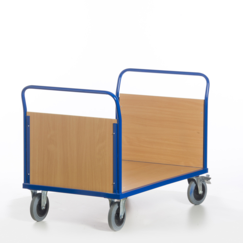Rollcart Dubbele kopwandwagen, draagvermogen 600 kg, laadvlak lengte x breedte 1200 x 800 mm