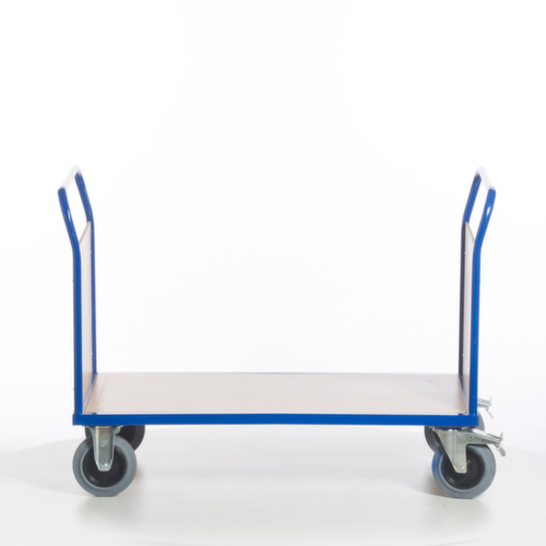 Rollcart Dubbele kopwandwagen, draagvermogen 600 kg, laadvlak lengte x breedte 1200 x 800 mm