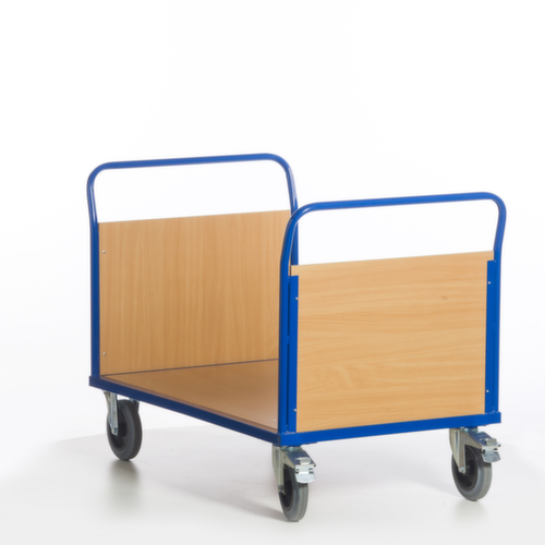Rollcart Dubbele kopwandwagen, draagvermogen 600 kg, laadvlak lengte x breedte 1200 x 800 mm