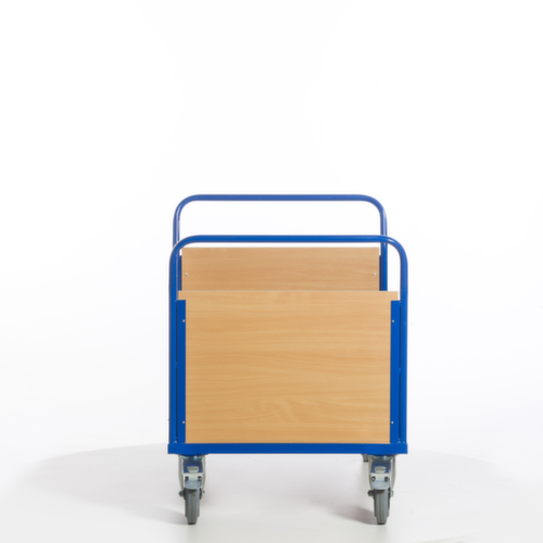 Rollcart Wagen met drie wanden, draagvermogen 600 kg, laadvlak lengte x breedte 1200 x 780 mm