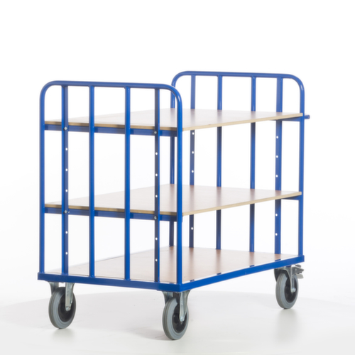 Rollcart Etagewagen met stalen buiswanden