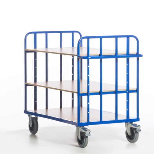 Rollcart Etagewagen met stalen buiswanden