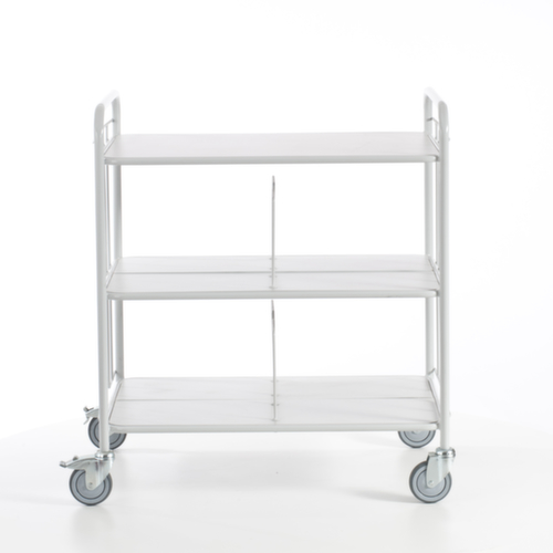 Rollcart Dossierwagen, draagvermogen 150 kg, 3 etages