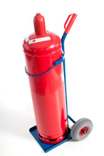Rollcart Flessenwagen, voor 1 x 33 kg propaangas fles, lucht-banden