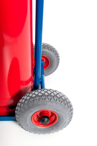 Rollcart Flessenwagen, voor 1 x 33 kg propaangas fles, lucht-banden