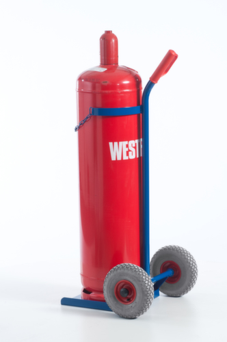 Rollcart Flessenwagen, voor 1 x 33 kg propaangas fles, lucht-banden