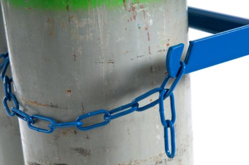 Rollcart Flessenwagen, voor 2x20 l fles, lucht-banden