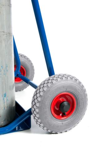 Rollcart Flessenwagen, voor 2x20 l fles, lucht-banden