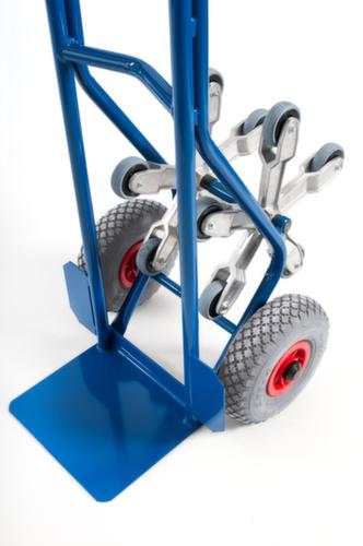 Rollcart 5-ster trappensteekwagen, draagvermogen 150 kg, breedte schep 300 mm, lucht-banden