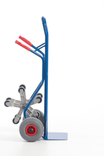 Rollcart 5-ster trappensteekwagen, draagvermogen 150 kg, breedte schep 300 mm, lucht-banden