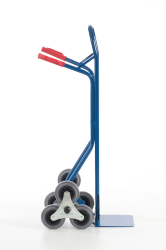 Rollcart 3-ster trappensteekwagen, draagvermogen 150 kg, breedte schep 300 mm, TPE-banden