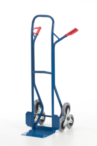 Rollcart 3-ster trappensteekwagen, draagvermogen 150 kg, breedte schep 300 mm, TPE-banden