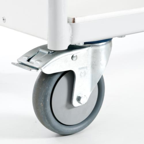 Rollcart Dossierwagen, draagvermogen 150 kg, 3 etages