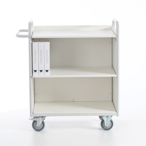 Rollcart Dossierwagen, draagvermogen 150 kg, 3 etages