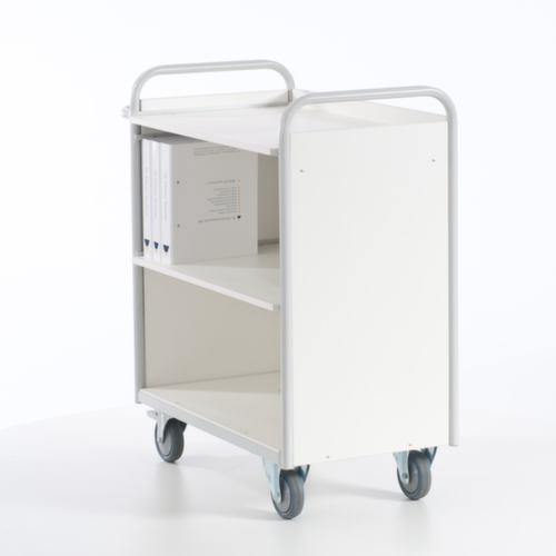 Rollcart Dossierwagen, draagvermogen 150 kg, 3 etages