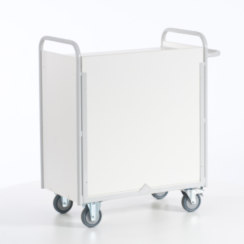 Rollcart Dossierwagen, draagvermogen 150 kg, 3 etages