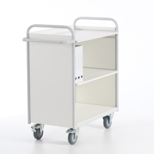 Rollcart Dossierwagen, draagvermogen 150 kg, 3 etages