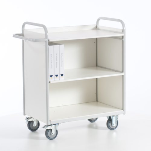 Rollcart Dossierwagen, draagvermogen 150 kg, 3 etages