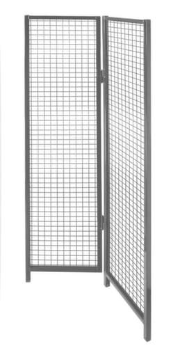 Hoekelement voor scheidingswandsysteem, breedte 480 / 480 mm