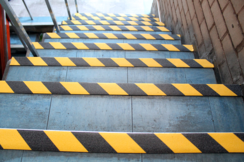 Antislip markeringstape Grip-Foot, geel/zwart