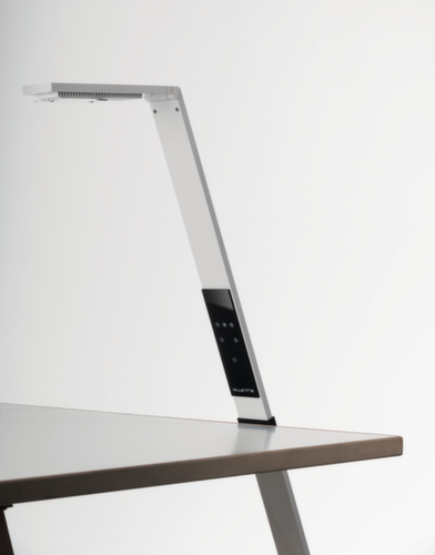 Luctra Draadloze LED-vloerlamp Flex met biodynamisch licht, licht koud- tot warmwit - biologisch werkend licht, zilverkleurig