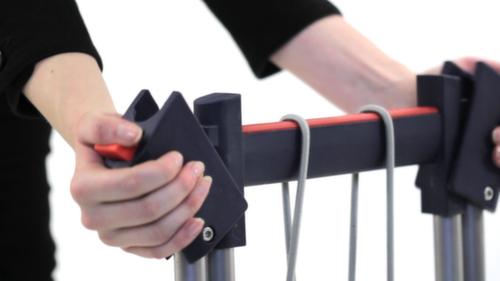 RuXXac in-/uitklapbare aluminium zakkensteekwagen Business XL, draagvermogen 125 kg, polymeer banden