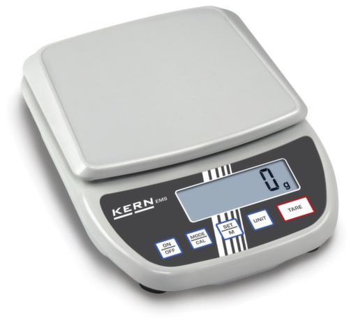 KERN Platte compacte weegschaal, weegbereik 0 - 12 kg